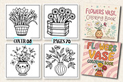 Flowers Vase Coloring Book, a Photo by Wow Magic (Thumbnail 1 of 3)