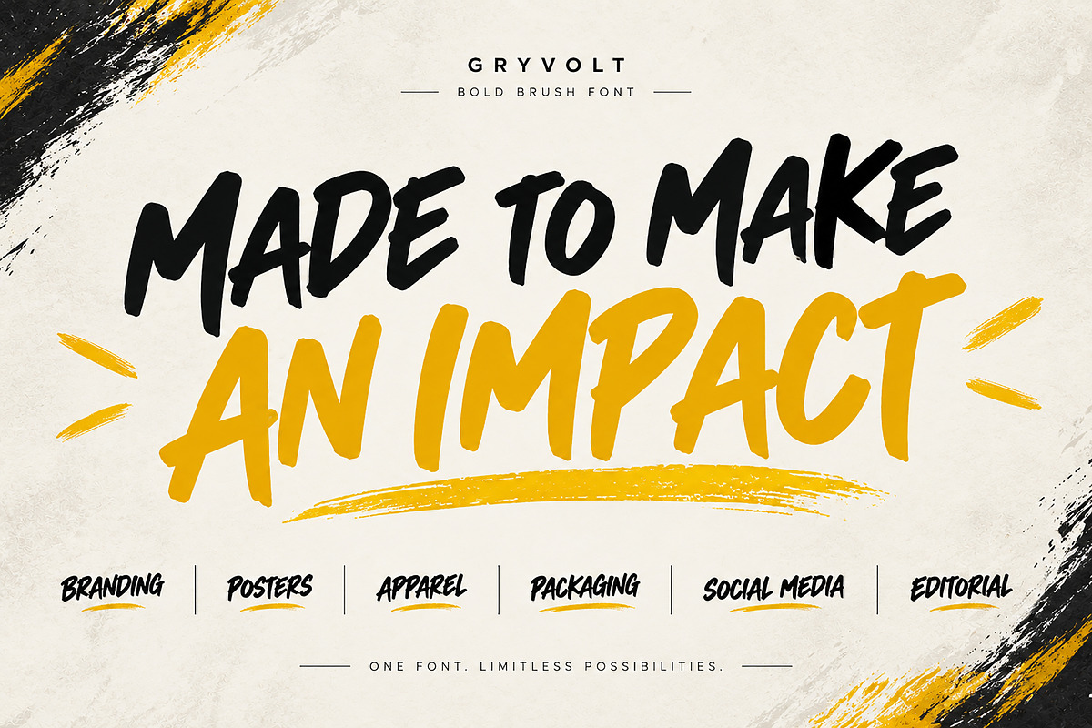 Gryvolt, a Script Font by Wow Magic (Photo 4 of 5)