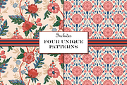 Boho Pattern Bundle - Indian Chintz, a Pattern Graphic by RachelStudio (Thumbnail 2 of 10)