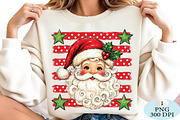 Cute Santa Face PNG, a Seasonal Illustration by Daily.Designs (Thumbnail 2 of 5)