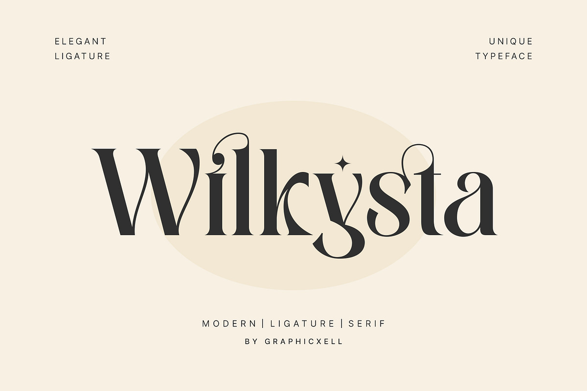 Ligature Font Bundle, a Serif Font by Graphicxell (Photo 33 of 48)