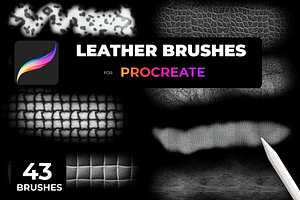 LEATHER Brushes For PROCREATE