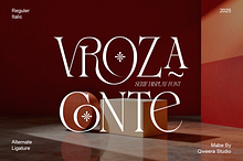 Vroza Conte - Elegant Modern Display