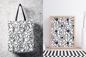 15 Floral Line Patterns