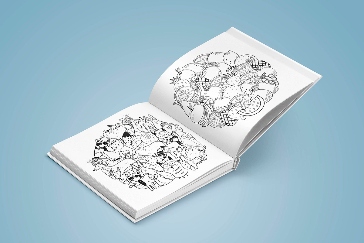 Coloring Pages Mega Collection, an Animal Illustration by Gulnara Sabirova (Photo 3 of 13)
