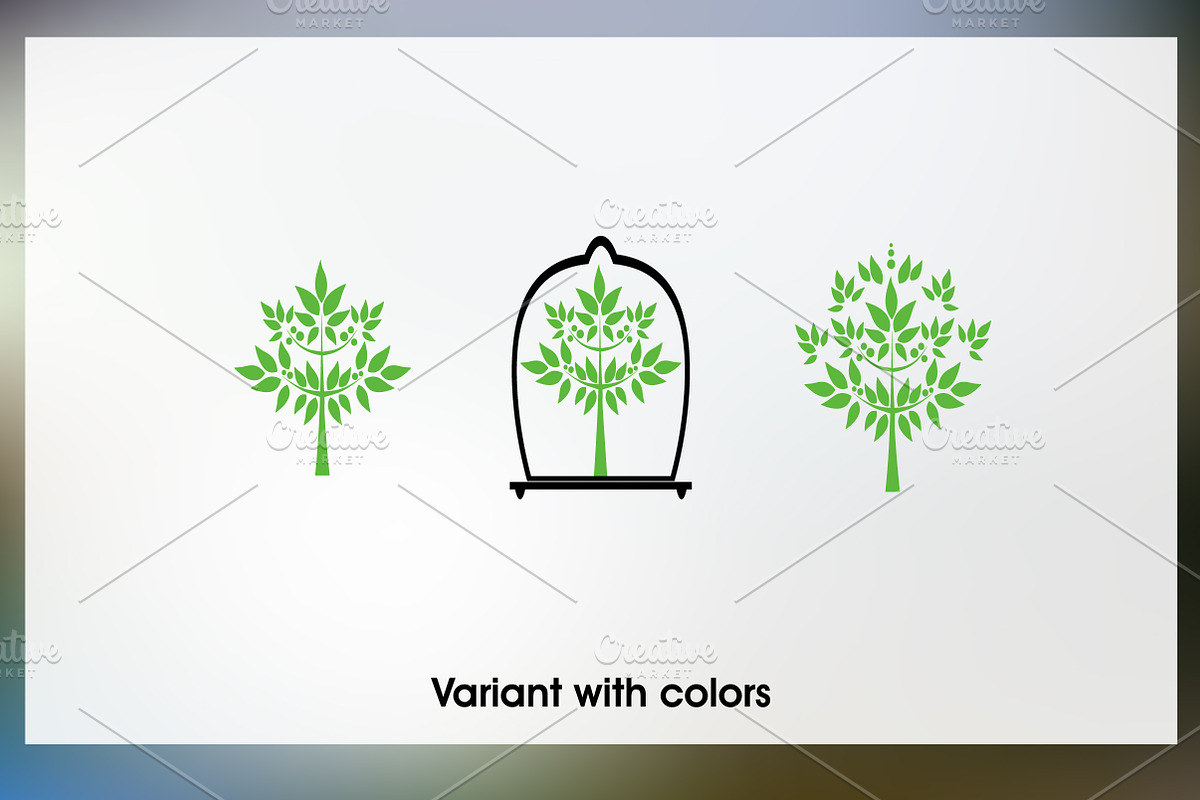 Set of logos trees, a Branding & Logo Template by BondarenkoNat (Photo 3 of 3)