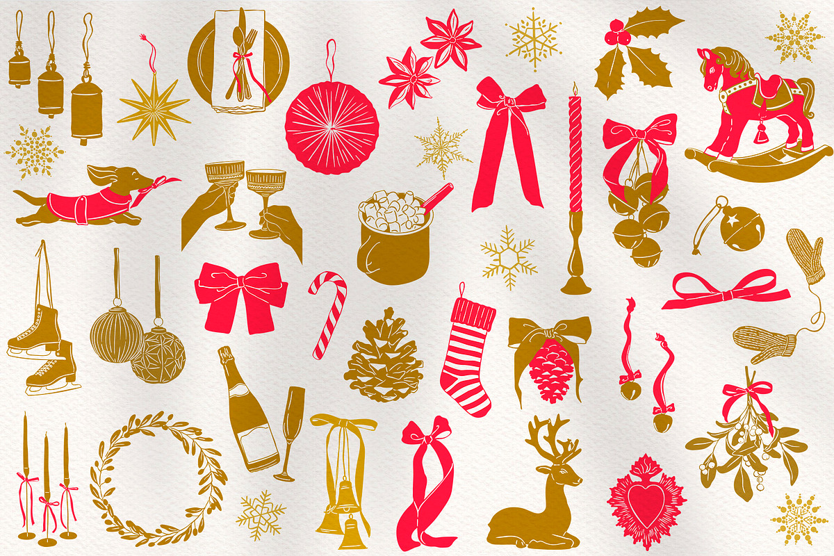 Winter Wonderland Hand-Drawn, an Object Graphic by Deveze Art & Co (Photo 4 of 10)