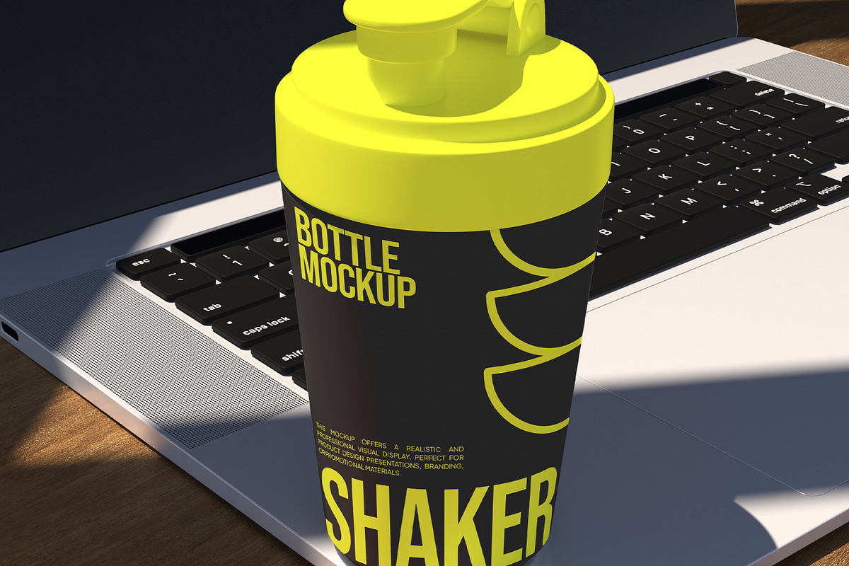 Shaker Bottle Mockup, a Cups & Container Mockup by Permadi Creative (Photo 5 of 5)