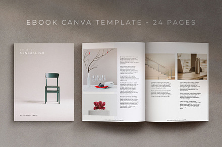 eBook/Magazine Canva Template- Washi