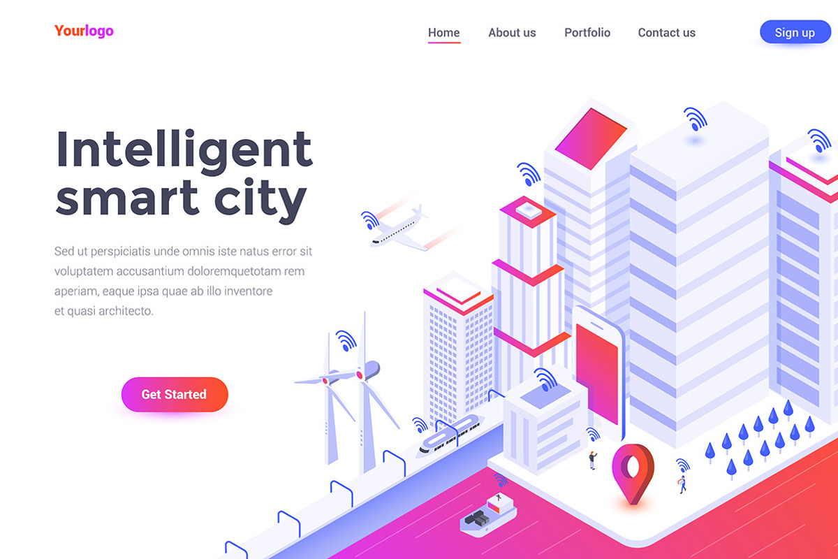 Modern flat design isometric concept, a Person Illustration by Creative Graphics (Photo 11 of 12)