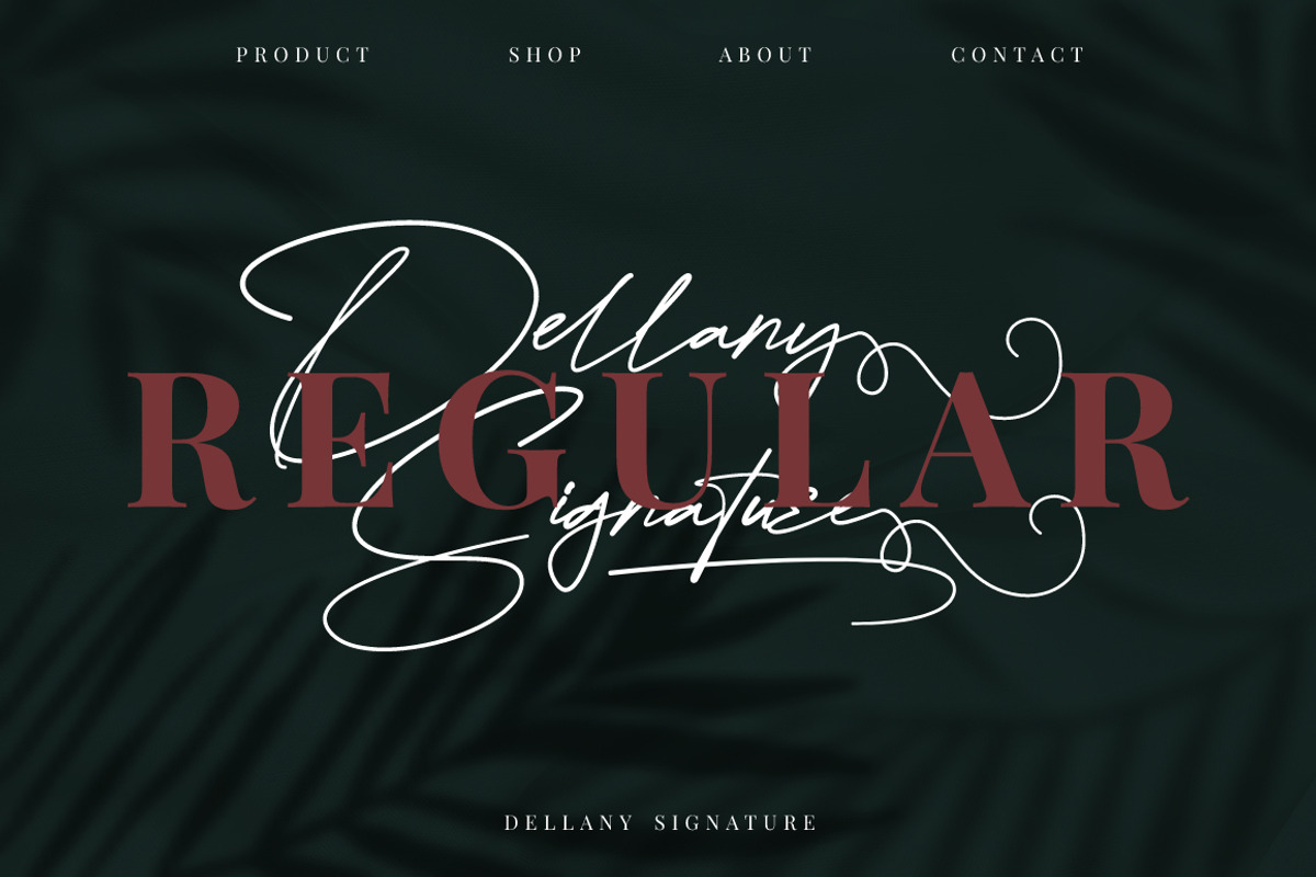 Dellany Signature Business Font, a Script Font by KennedyStudio (Photo 2 of 9)