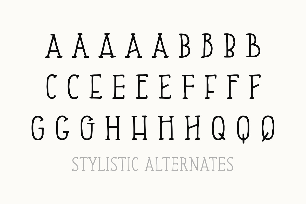 Jovial Serif Pro - Handwritten Fonts, a Serif Font by Tom Chalky (Photo 6 of 7)