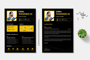 Resume Template Design, a Resume Template by MightyDesign