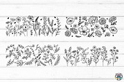 Wildflower Glass Can svg, 16oz, a Pattern Graphic by HeyLenaArts (Thumbnail 2 of 2)