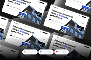 Real Estate Property Hero Header, a Templates & Theme by SquidPixey (Thumbnail 2 of 3)