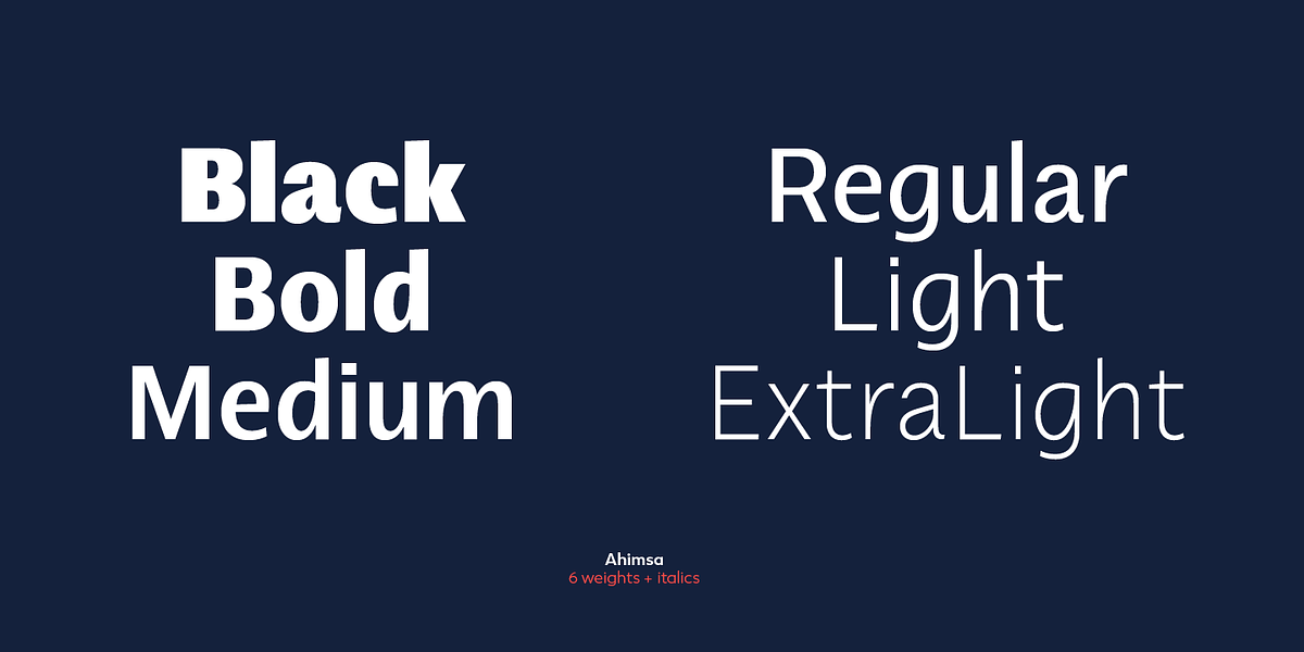 Ahimsa, a Sans Serif Font by Satori (Photo 3 of 12)