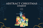Watercolor Abstract Christmas, an Animal Illustration by AnnaTkachi (Thumbnail 12 of 12)