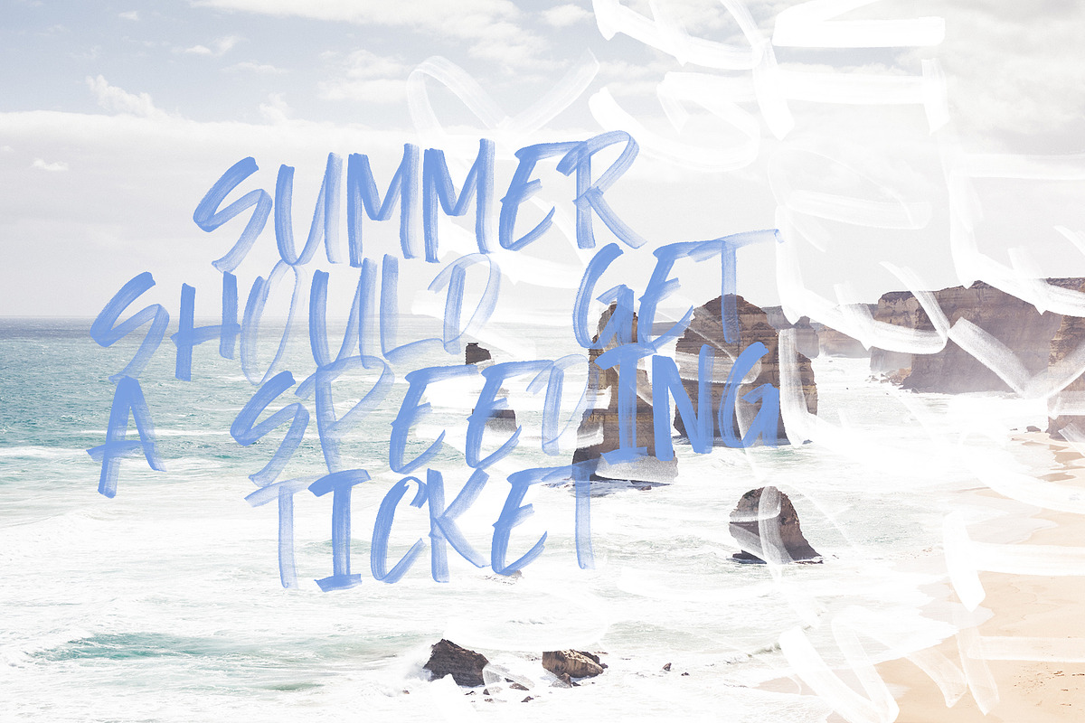 Justine SVG font preview 4