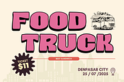Food Menu - Bold Extrude Font, a Sans Serif Font by Nirmana Visual (Thumbnail 4 of 10)