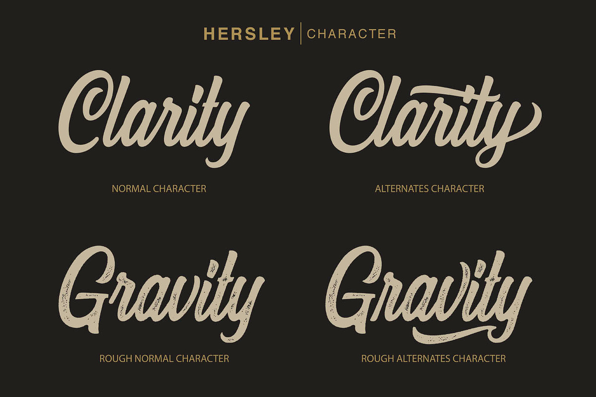 Hersley Typeface preview 3