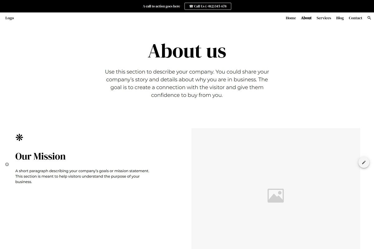 Services 1 / Google Site Wireframe, a Templates & Theme by Template Heaven (Photo 3 of 6)