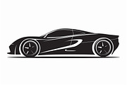 Black Sport Car Silhouette, an Illustration by BIPLOB EXPERT (Thumbnail 10 of 13)