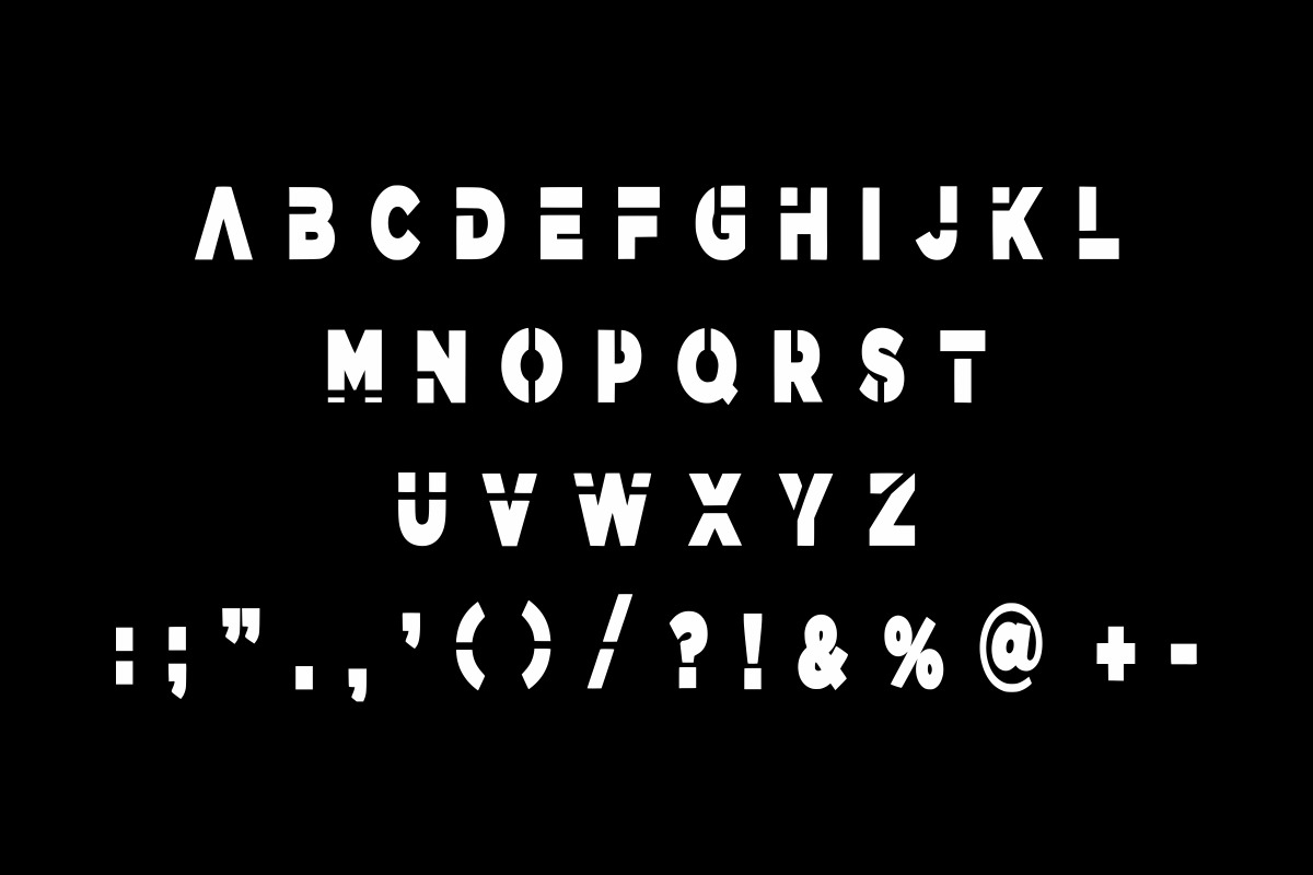 Force Army, a Blackletter Font by Fourteen Letter (Photo 5 of 7)