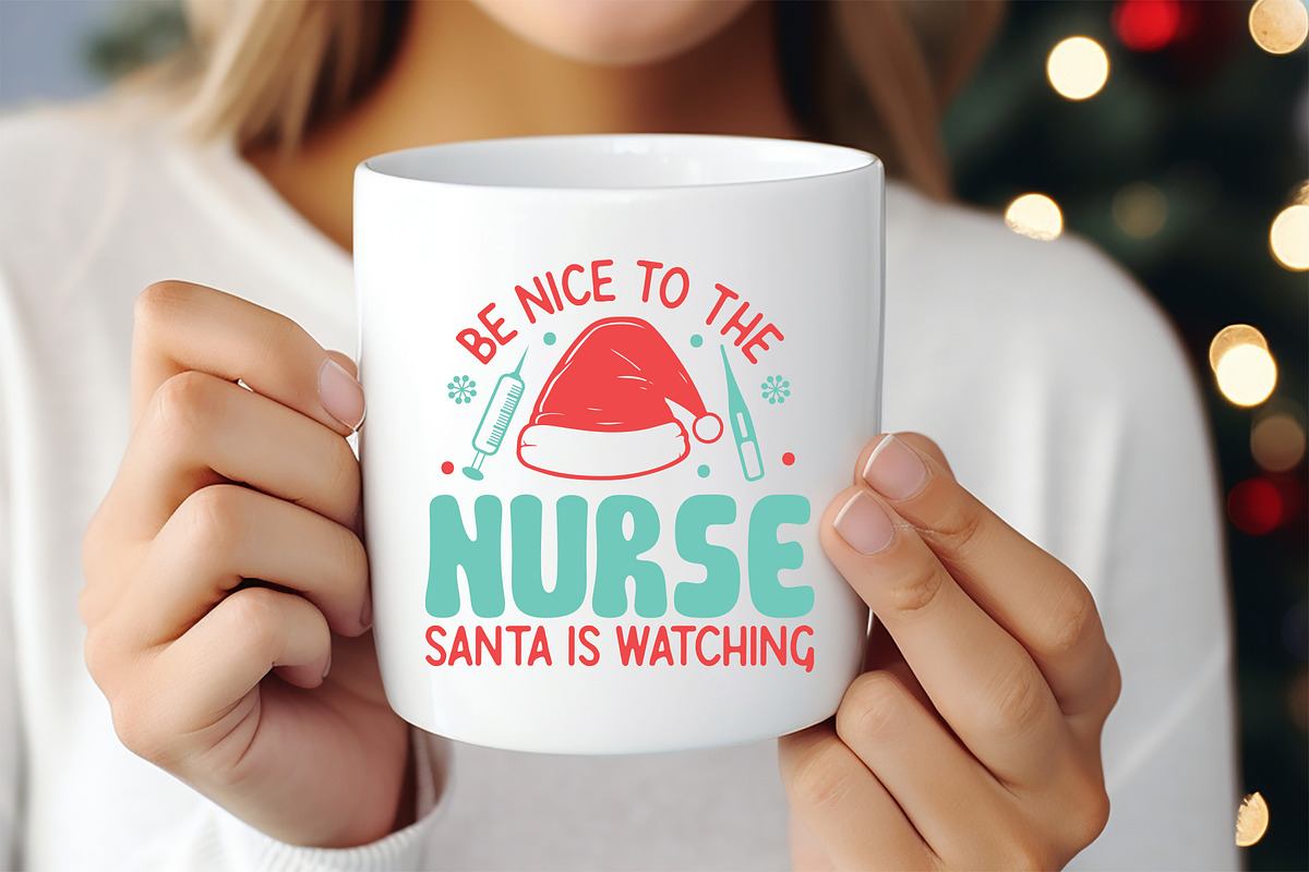 Nurse Christmas SVG Bundle, a Graphic by CraftlabSVG (Photo 6 of 17)