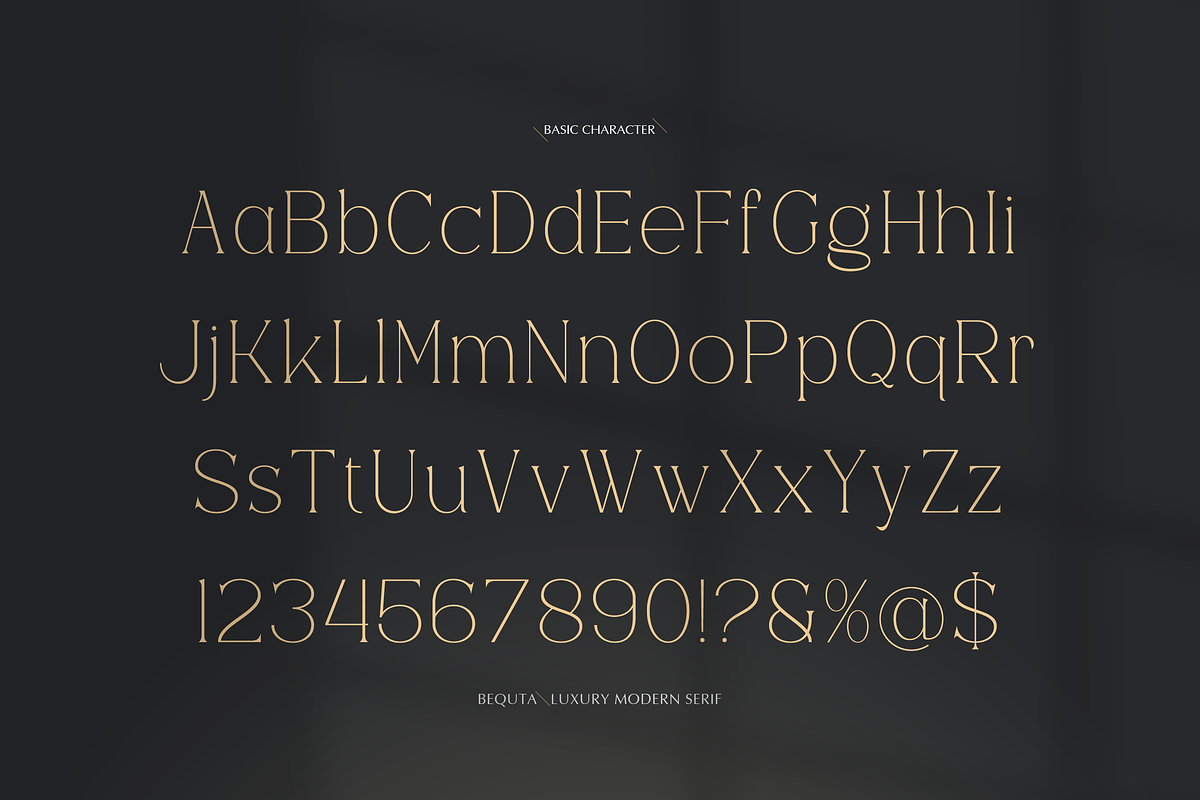 Bequta | Luxury Modern Serif, a Serif Font by gracetype_studio (Photo 10 of 12)