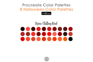 Halloween Procreate Color Palette