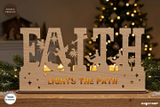 Nativity Candle Holder SVG Bundle, a Decorative Illustration by svgocean (Thumbnail 2 of 14)
