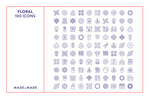 Floral Line Icons