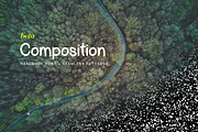 Composition Font + Extras, a Script Font by beto (Thumbnail 1 of 5)