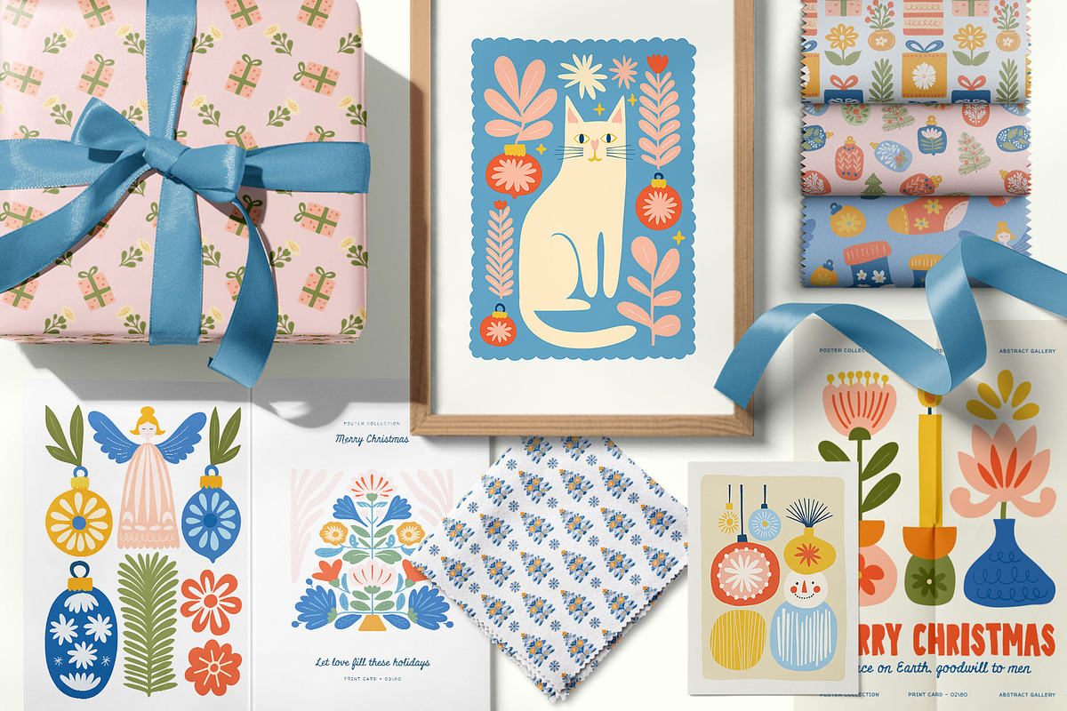 Abstract Christmas | WallArt Creator, an Object Graphic by Leleka.Store (Photo 2 of 20)