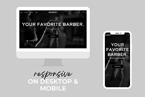 Squarespace Website Template Barbery