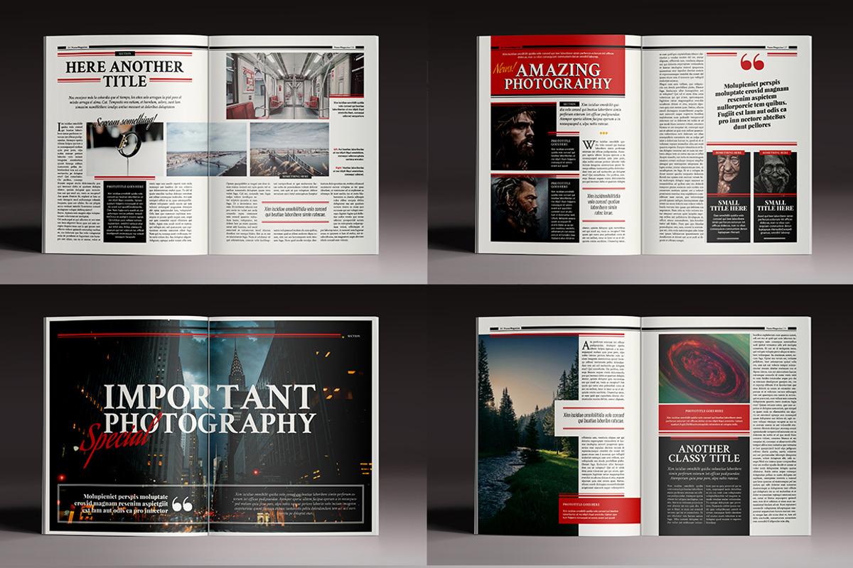 The Standing Magazine, a Magazine Template by Luuqas Design