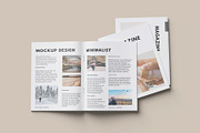US Letter Magazine Mockup, an Advertising Mockup by zpackcreative (Thumbnail 5 of 5)