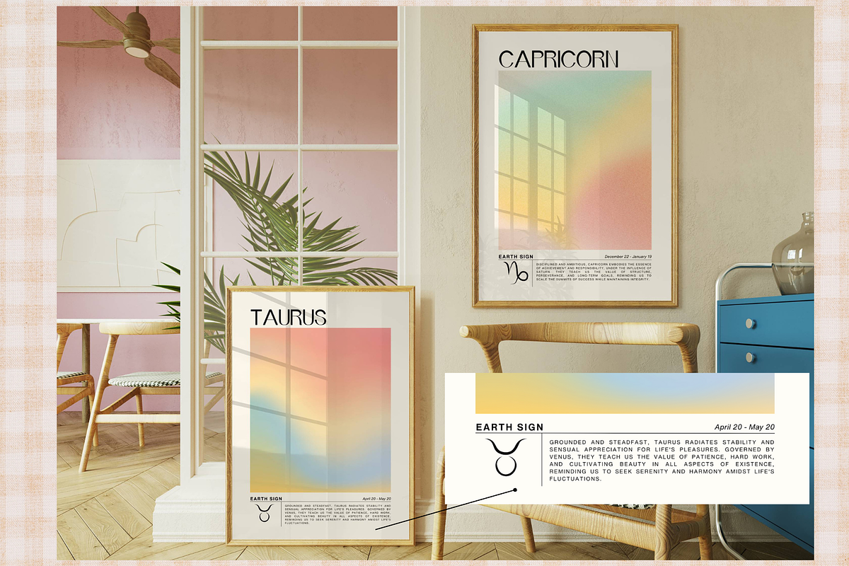Aura Posters, a Background Graphic by Factoryluv Shop (Photo 2 of 8)