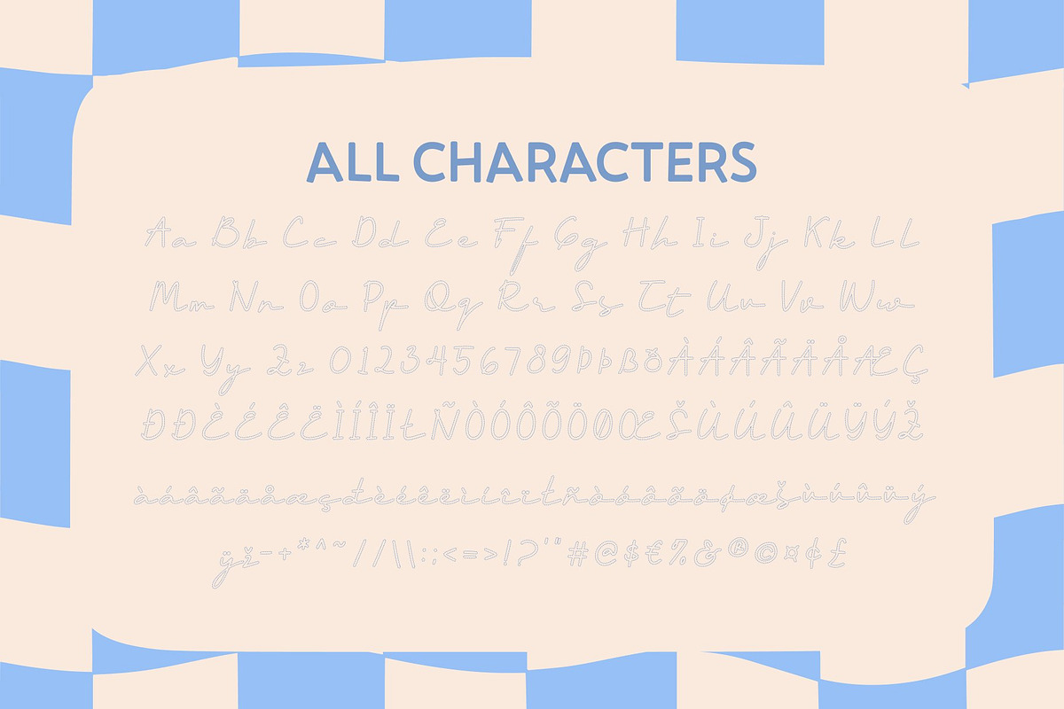 CS Shasta Dashed, a Script Font by Craft Supply Co. (Photo 8 of 8)