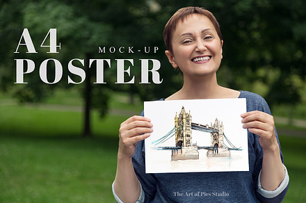 A4 Poster Mock-up