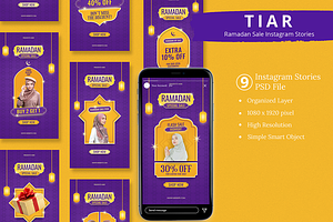 Ramadan Sale Instagram Story & Canva, a Social Media Template by Attype