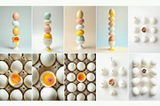 Eggscaped Spring Minimalistic Easter, a Seasonal Illustration by Preza Buro (Thumbnail 6 of 6)