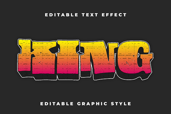 Graffiti Gradient Text Effect preview 6