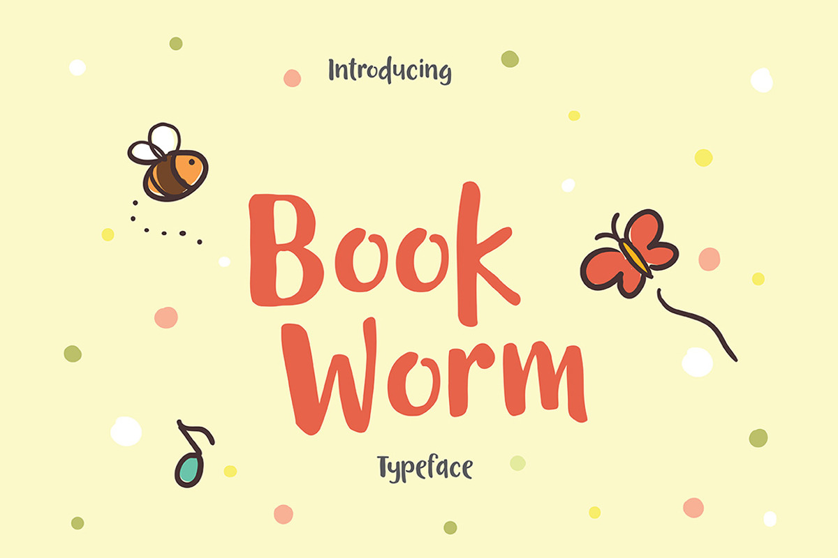 Book Worm Typeface