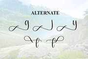 Nature | Script Font, a Handwritten Font by Scratchones (Thumbnail 8 of 9)