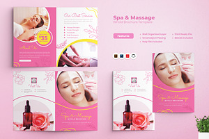 Spa & Massage Bifold Brochure