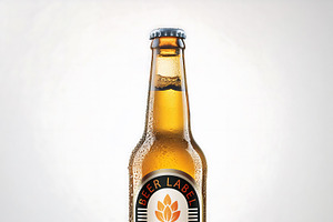 Customizable BeerBottle Label Mockup