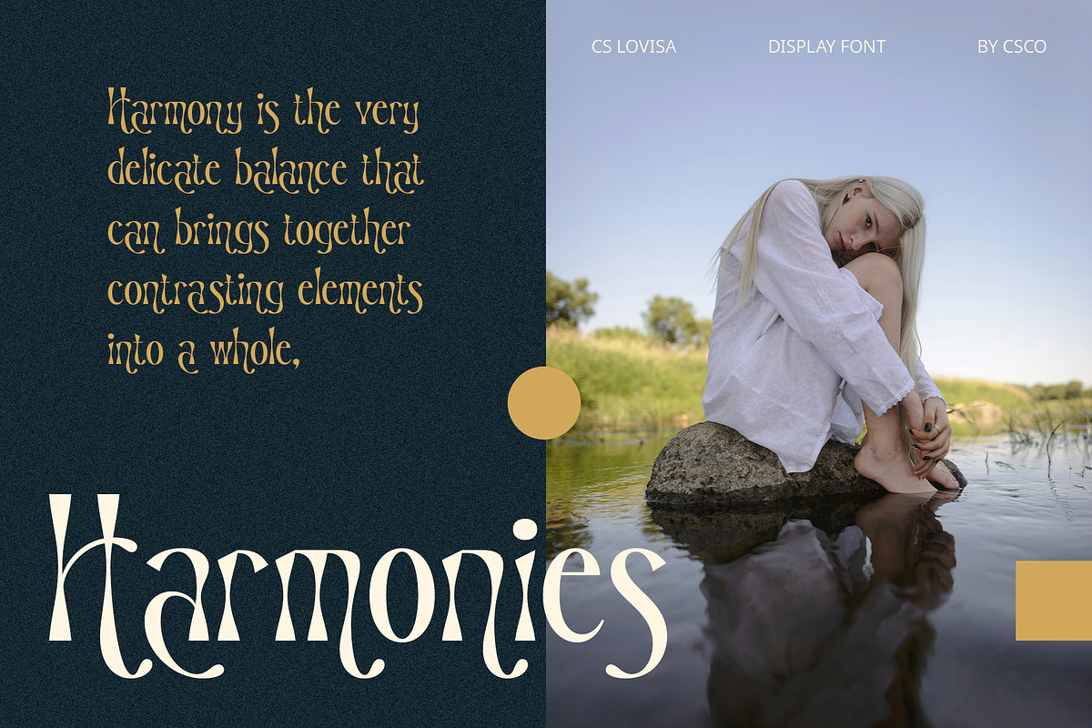CS Lovisa – Fantasy Font, a Sans Serif Font by Craft Supply Co. (Photo 2 of 8)