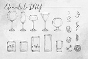 Coffee cocktails, a Food Illustration by MsFlaffy (Thumbnail 3 of 12)