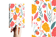 Hand drawn floral seamless patterns, a Pattern Graphic by hanifa_design (Thumbnail 5 of 10)